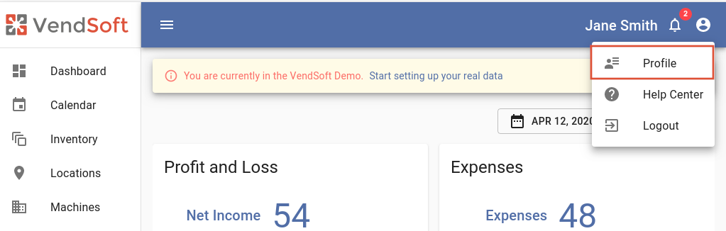 VendSoft Google Data Studio Connector Step 1