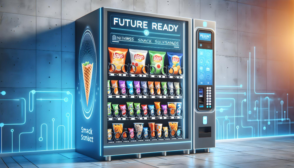 Present futureready snack solutions smart vending machines offering innovative treats