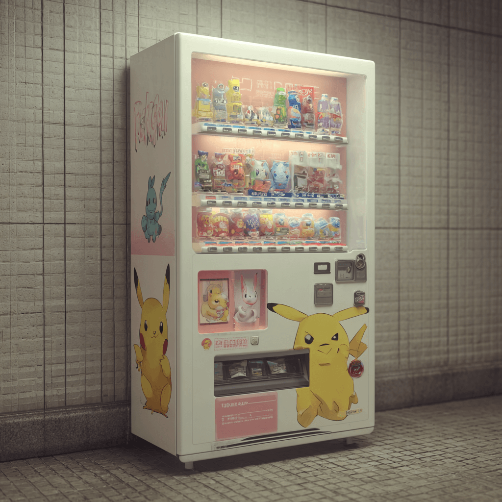 pokemon vending machine
